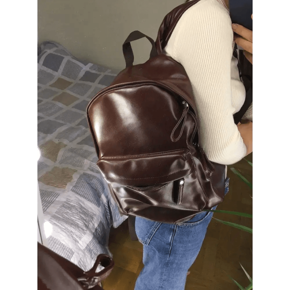 Luxury Modern Women Unique Style Women Backpack Leather School Bag For Teengers Gilrs Large capacity PU Travel backpack