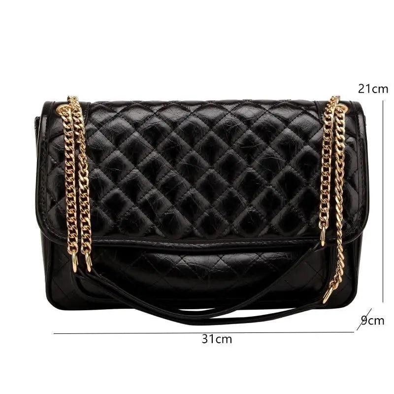 Luxury New Designer High Quality Pu Leather Bags For Women And Girls Elegant Large Capacity Female Handbags. Shoulder