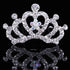 Luxury Rhinestone Hair Clip For Girls Silver Mini Crown Tiaras For Women Elegant Crystal Shiny Jewelry For Women - 6