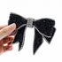 Luxury Shiny Ladies Bowknot Hair Clips For Women Fashion Hair Barrettes Black Hair Clips Hair Jewelry Excellent Gift