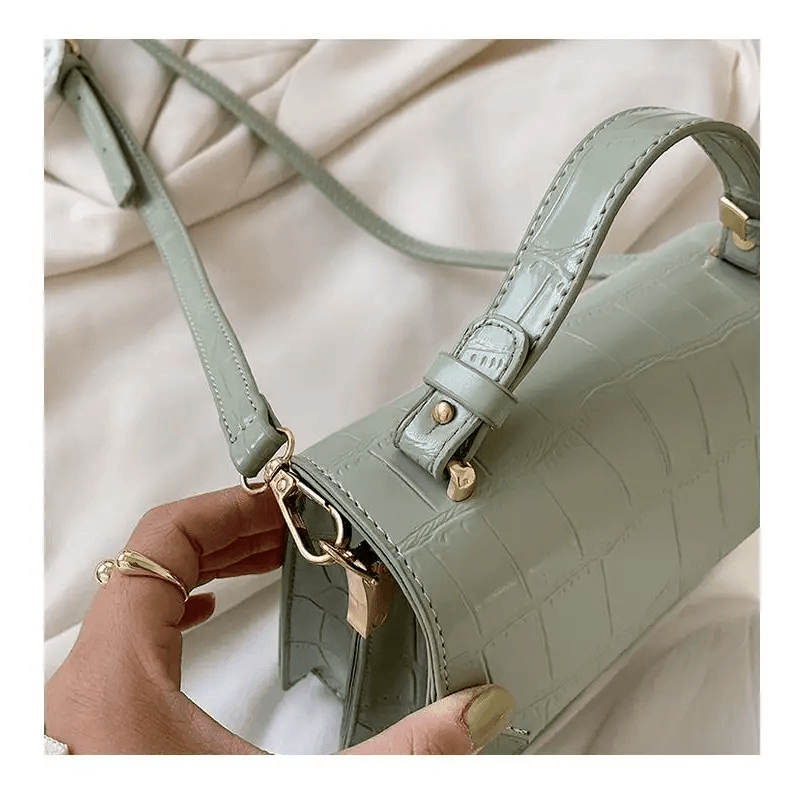 Luxury Snow White Crossbody Bags For Women And Girls Small PU Leather Handbag - Ladies Designer Evening Bags - ALLURELATION - 575, Bags, bags for girls, bags for ladies, Bags in demand, Best deal on bags, Best Selling Bag, business trip bag, Bussiness working Bags, Delightful Designer Bag, Designer Bags, Fashionable bag, gift bags, Luxury Bags, Modern Bags, Party Bags, PU Leather Bags, shoulder bag for ladies, Small bags, Snow White Bags, Stylish Hanging Bags, Vintage Style bag - Stevvex.com