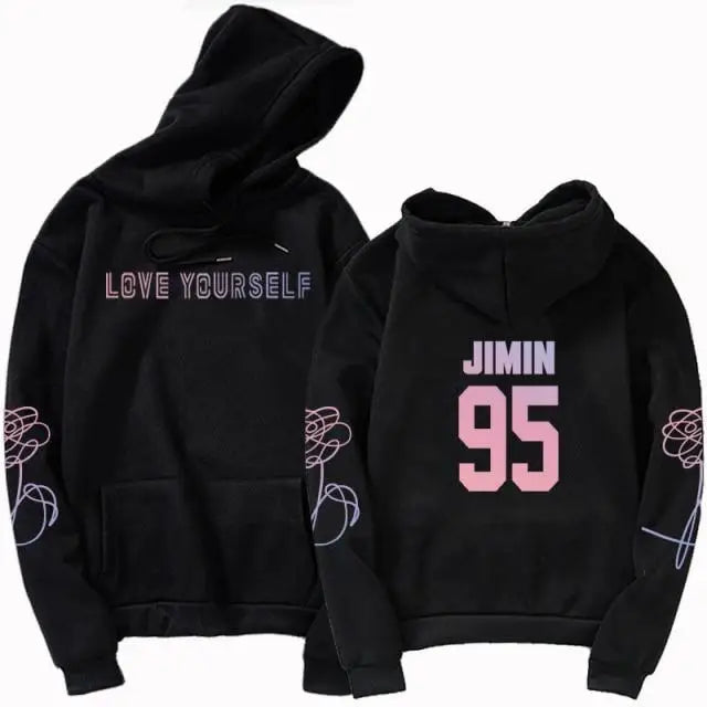 Luxury Unisex Hoody Kpop Hoodies Sweatshirt Love Yourself Hoody Sweatshirt Boys Hoody Hoodies - Treko - Casual Tracksuit, Cool Fashion, Cool Hoodies, Female Fashion, Girls Hoodies, Hooded sweatshirts, Hoodies, Jacket Hoodies, Loose Hoodies, Luxury Hoodies, Modern Hoodies, New Hoodies, Stylish Hoodies, Woman Fashion Hoodies, Women elegant Hoodies, Women fashion, Women Hoodies- Stevvex.com