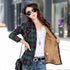 Luxury Winter Warm, Plus Velvet Thicken Plaid Shirt Style Coat Jacket For Women Clothes/Tops/Casual/Jacket/Outerwear For Female - ALLURELATION - 574, Jacket, Jacket For girls, jacket for women - Stevvex.com