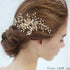 Luxury Women Charming Flower Leaf Pearl Crystal Bridal Hair Comb Pearl Handmade Hair Pin For Women - 2 - STIL5443RRTTY