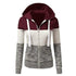 Luxury Women Patchwork Zip-Up Hoodie Spring Autumn Slim Hooded Jacket Fashion Long Sleeve Drawstring Pocket Hoodies Sweatshirts - Treko - Casual Tracksuit, Cool Fashion, Cool Hoodies, female Fashion, Hoodies, Jaket Hoodies, Loose Hoodies, Luxury Hoodies, Modern Hoodies, Multi Pockets Hoodies, New Hoodies, Stylish Hoodies, women fashion, women Hoodies, Zipper Hooded- Stevvex.com