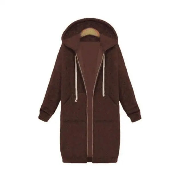 Luxury Women's Autumn Winter Thickening Hoodies Leisure Loose Hooded Jackets Pockets Plus Size Sweatshirt Sports Dresses Outwear - Treko - Cool Fashion, Cool Hoodies, Hoodies, Hoodies And Pants, Hoodies Sweatshirts, Jacket Hoodies, Loose Hoodies, Luxury Hoodies, Modern Hoodies, Multi Pockets Hoodies.  2021 dress, New Hoodies, New Sweatshirt, Stylish Hoodies, Sweatshirt, Women hoodie, Zipper Hooded- Stevvex.com