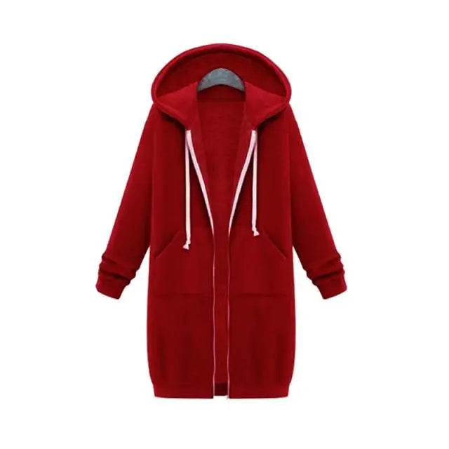 Luxury Women's Autumn Winter Thickening Hoodies Leisure Loose Hooded Jackets Pockets Plus Size Sweatshirt Sports Dresses Outwear - Treko - Cool Fashion, Cool Hoodies, Hoodies, Hoodies And Pants, Hoodies Sweatshirts, Jacket Hoodies, Loose Hoodies, Luxury Hoodies, Modern Hoodies, Multi Pockets Hoodies.  2021 dress, New Hoodies, New Sweatshirt, Stylish Hoodies, Sweatshirt, Women hoodie, Zipper Hooded- Stevvex.com