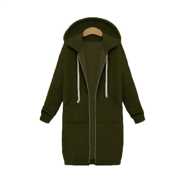 Luxury Women's Autumn Winter Thickening Hoodies Leisure Loose Hooded Jackets Pockets Plus Size Sweatshirt Sports Dresses Outwear - Treko - Cool Fashion, Cool Hoodies, Hoodies, Hoodies And Pants, Hoodies Sweatshirts, Jacket Hoodies, Loose Hoodies, Luxury Hoodies, Modern Hoodies, Multi Pockets Hoodies.  2021 dress, New Hoodies, New Sweatshirt, Stylish Hoodies, Sweatshirt, Women hoodie, Zipper Hooded- Stevvex.com