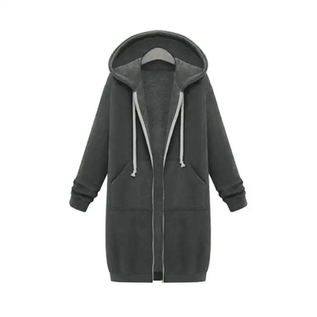 Luxury Women's Autumn Winter Thickening Hoodies Leisure Loose Hooded Jackets Pockets Plus Size Sweatshirt Sports Dresses Outwear - Treko - Cool Fashion, Cool Hoodies, Hoodies, Hoodies And Pants, Hoodies Sweatshirts, Jacket Hoodies, Loose Hoodies, Luxury Hoodies, Modern Hoodies, Multi Pockets Hoodies.  2021 dress, New Hoodies, New Sweatshirt, Stylish Hoodies, Sweatshirt, Women hoodie, Zipper Hooded- Stevvex.com