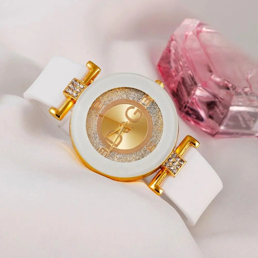 Luxury Women 's Watches 2021 New Brand Luxury Fashion Quartz Ladies Silicone Matte Wristwatch In Modern Elegant Style Excellent Gift for Birthday and Gift for Her - ALLURELATION - Diamond watch, Fashion watch, Jewelry Watch, Luxury watch, Modern watch, Watch, Watch for women, Watches, Women watches - Stevvex.com