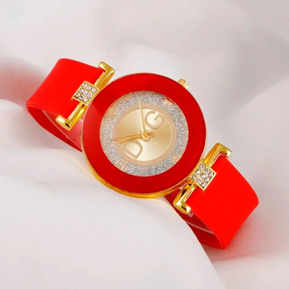 Luxury Women 's Watches 2021 New Brand Luxury Fashion Quartz Ladies Silicone Matte Wristwatch In Modern Elegant Style Excellent Gift for Birthday and Gift for Her - ALLURELATION - Diamond watch, Fashion watch, Jewelry Watch, Luxury watch, Modern watch, Watch, Watch for women, Watches, Women watches - Stevvex.com