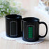 Magic Black Ceramic Color Changing Mug Positive Energy Coffee Cup Unique Modern Design Cups - STEVVEX Kitchen - 730, black mug, ceramic battery mug, coffee mug, Color Changing Cup, color changing mug, cups, magic cup, magic mug, magic mugs, modern mug, mugs, tea mug - Stevvex.com