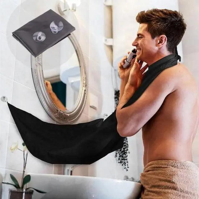 Man Practical Bathroom Waterproof Male Beard Hair Care Shave Portable Apron Mustache Cutting Repair Bib Household Cleaning Tools - STEVVEX Beauty - 749, Apron, Apron for beard, Apron for men, bath Apron, bath gadgets, bathroom accessories, Beard Accessories, Beard Apron, Beard Hair Apron, beard hair care, Bib For Collecting Hairs, Bib For Hairs, Bib For Men, Men Accessories, Men Apron - Stevvex.com