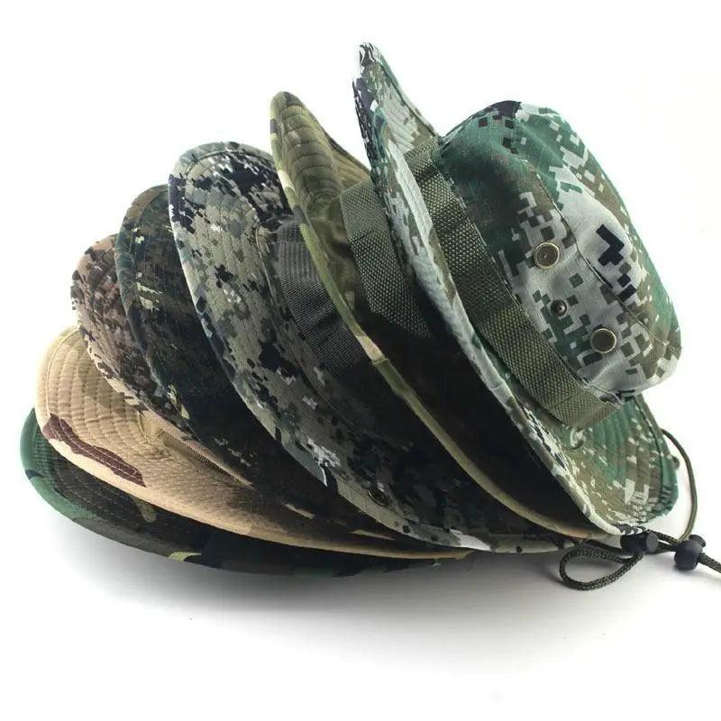 Men Adjustable Sun Hats Camouflage Tactical Cap Camo Men Outdoor Caps Sports Summer UV Protection One Size Fishing Hat Hiking Hunting Hats - STEVVEX Fashion - 706, camo hat, camouflage hat, camouflage hats, cap, caps, comfortable hat, fishing cap, fishing hat, green hat, hat, hats, hiking hats, men cap, men hats, outdoor hat, sport hats, summer hat, unisex hats - Stevvex.com