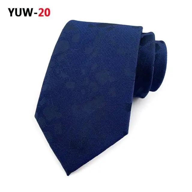 Men Business Elegant Necktie Design Silk Wedding Tie For Men Office Mens Fashion Formal Tie - 3 - STIL6538HWZSD