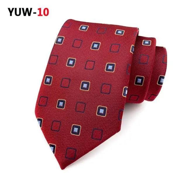 Men Business Elegant Necktie Design Silk Wedding Tie For Men Office Mens Fashion Formal Tie - 10 - STIL6538HWZSD