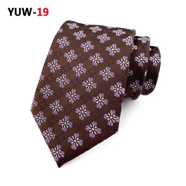 Men Business Elegant Necktie Design Silk Wedding Tie For Men Office Mens Fashion Formal Tie - 4 - STIL6538HWZSD