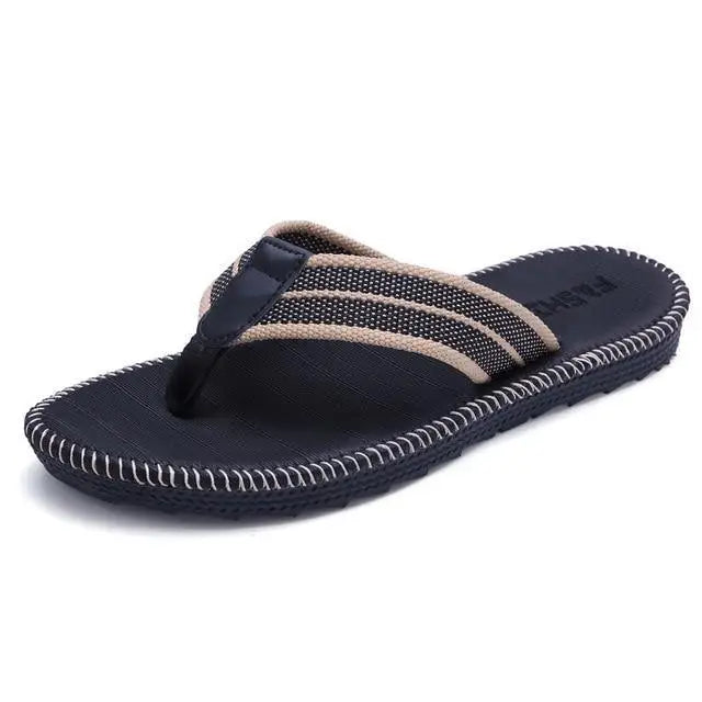 Men Modern Lightweight Slippers Non - Slip Flip Flops Stylish Design Durable Slippers Comfortable Indoor Sandals