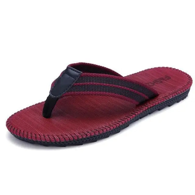 Men Modern Lightweight Slippers Non - Slip Flip Flops Stylish Design Durable Slippers Comfortable Indoor Sandals