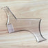 Men Transparent Modern Beard Shaping Tool Lightweight And Flexible Fits All-In-One Styling Beard Comb - STEVVEX Beauty - 749, beard accessories, beard comb, beard shaper, beard shaping tool, beard tools, lightweight beard shaper, men beard shaper, men beard tool, men care, men transparent beard shaper, tools for men, transparent beard shaper - Stevvex.com