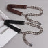 Metal Adjustable Chain Link Belts Fashion Belly Jewelry For Jeans Dresses Elegant Cool Style Lock Design Belts