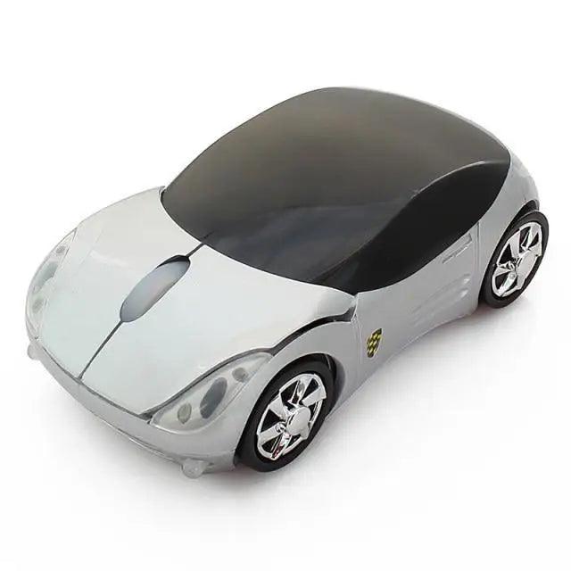 Mini 3D Red Sport Car Shape Wireless Mouse 1600DPI USB Computer Mice Unique Optical Mice With USB Receiver For Laptop