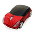 Mini 3D Red Sport Car Shape Wireless Mouse 1600DPI USB Computer Mice Unique Optical Mice With USB Receiver For Laptop