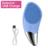 Mini Electric Silicone Facial Cleansing Brush Gentle Exfoliating Massager for all skin types Skin Care Tools - ALLURELATION - 576, face cleaning brush, face cleaning device, face skin care tools, Make up, silicone face cleanser brush, skin beauty tools, skin care machine, skin care tools, Skin Moisture, Skin Rejuvenation - Stevvex.com