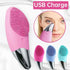 Mini Electric Silicone Facial Cleansing Brush Gentle Exfoliating Massager for all skin types Skin Care Tools - ALLURELATION - 576, face cleaning brush, face cleaning device, face skin care tools, Make up, silicone face cleanser brush, skin beauty tools, skin care machine, skin care tools, Skin Moisture, Skin Rejuvenation - Stevvex.com