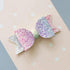 Mini Handmade Hair Bows For Girls Shiny Glitter Hair Bows Ribbon Clips Hair Accessories For Baby Girls And Teens