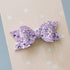 Mini Handmade Hair Bows For Girls Shiny Glitter Hair Bows Ribbon Clips Hair Accessories For Baby Girls And Teens