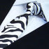 Modern Black And White Men Necktie Casual Business Meeting Formal Polyester Skinny Slim Necktie - 12 - STIL6656HDFJT