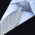 Modern Black And White Men Necktie Casual Business Meeting Formal Polyester Skinny Slim Necktie - 13 - STIL6656HDFJT