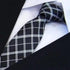 Modern Black And White Men Necktie Casual Business Meeting Formal Polyester Skinny Slim Necktie - 1 - STIL6656HDFJT