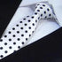 Modern Black And White Men Necktie Casual Business Meeting Formal Polyester Skinny Slim Necktie - 8 - STIL6656HDFJT