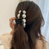 Modern Design Pearl Hair Clips Women Large Hair Clips For Thick Hair Elegant Hair Claw Strong Hold Non - slip Claw