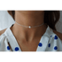 Modern Elegant Fashion Style Simple Pearl Bead Chain Choker Necklace - Aesthetic Fashion Style Jewelry for women