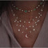 Modern Elegant Luxury Fashion Gold Crystal Stars Pendant Necklaces For Women Necklace - 2021 Trending Bohemian Jewelry