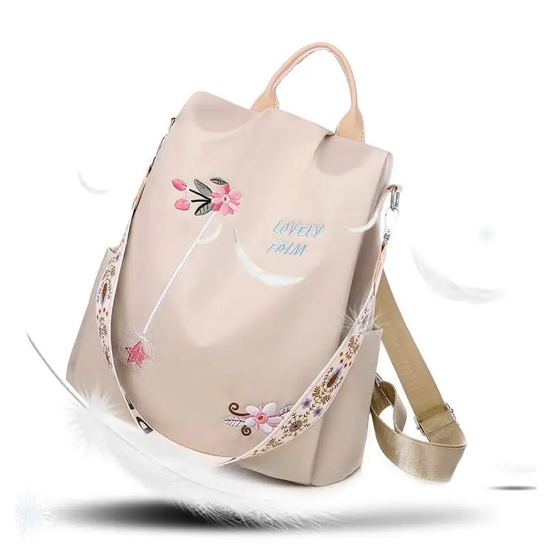 Modern Elegant Waterproof Women’s Backpack Fashionable Anti - theft Women Backpacks Nice Print School Bag High