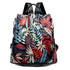 Modern Elegant Waterproof Women’s Backpack Fashionable Anti - theft Women Backpacks Nice Print School Bag High