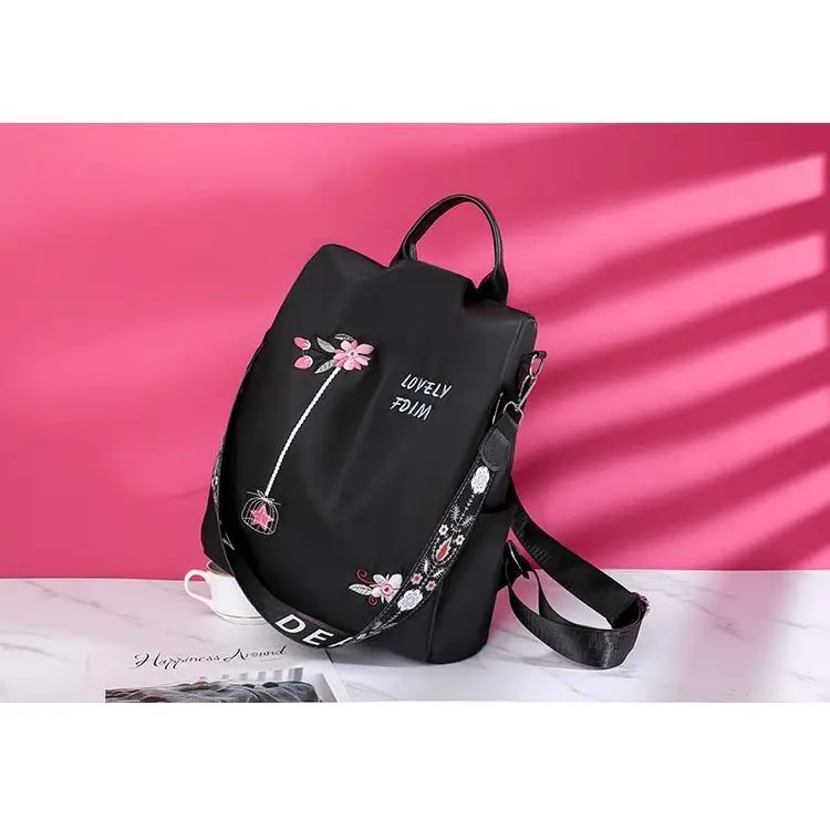 Modern Elegant Waterproof Women’s Backpack Fashionable Anti - theft Women Backpacks Nice Print School Bag High