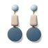 Modern Handmade Retro Modern Wooden Drop Dangler Earrings For Women And Girls In Trend Design - Women Fasion