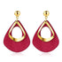 Modern Handmade Retro Modern Wooden Drop Dangler Earrings For Women And Girls In Trend Design - Women Fasion