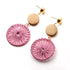 Modern Handmade Retro Modern Wooden Drop Dangler Earrings For Women And Girls In Trend Design - Women Fasion