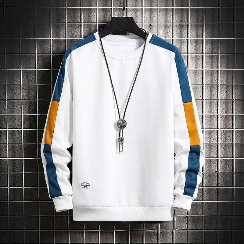 Modern Long Sleeve Sweatshirts Men 2021 New Fashion Color Hoodie Casual Mens Casual O-Neck Patchwork Sweatshirt For Young Men - Treko - casual hoodie, casual sweatshirt, Cool hoodie, fashion sweatshirt, hoodie for young men, man hoodie, man sweatshirt, Modern man sweatshirt, new fashion sweatshirt, O neck hoodie, sweatshirt for young men- Stevvex.com