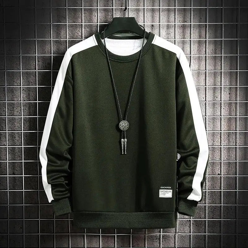 Modern Long Sleeve Sweatshirts Men 2021 New Fashion Color Hoodie Casual Mens Casual O-Neck Patchwork Sweatshirt For Young Men - Treko - casual hoodie, casual sweatshirt, Cool hoodie, fashion sweatshirt, hoodie for young men, man hoodie, man sweatshirt, Modern man sweatshirt, new fashion sweatshirt, O neck hoodie, sweatshirt for young men- Stevvex.com