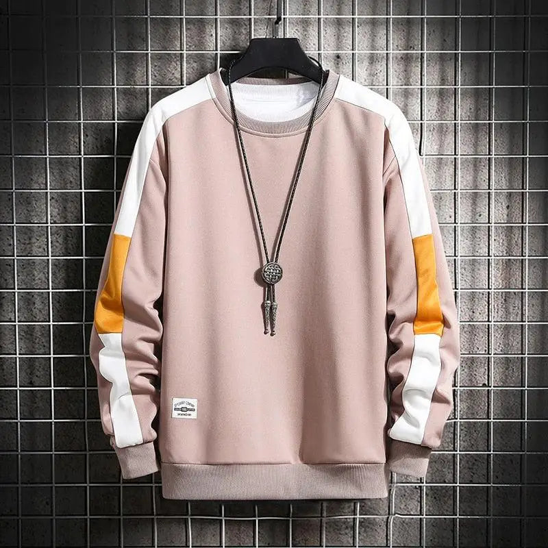 Modern Long Sleeve Sweatshirts Men 2021 New Fashion Color Hoodie Casual Mens Casual O-Neck Patchwork Sweatshirt For Young Men - Treko - casual hoodie, casual sweatshirt, Cool hoodie, fashion sweatshirt, hoodie for young men, man hoodie, man sweatshirt, Modern man sweatshirt, new fashion sweatshirt, O neck hoodie, sweatshirt for young men- Stevvex.com