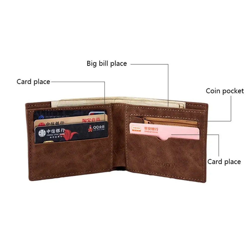 Modern New High Quality Wallet For Men Fashion Mini Men's Luxury Business Wallet Card Holder Man Purse Coin Bag Zipper - Treko - card holder wallet, coin bag zipper, high quality wallet, luxury wallet, man business wallet, man fashion wallet, man modern wallet, man purse, man wallet, man wallets, mini wallet, modern wallets, new wallet- Stevvex.com