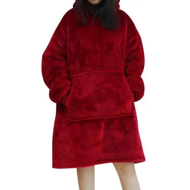 Modern Oversized Hoodie Blanket With Sleeves Sweatshirt Woman Fleece Hoody Women Pocket Female Hooded Sweat Oversize  Sweatshirt - Treko - Cool Fashion, Cool Hoodies, Hoodies, Hoodies And Pants, Hoodies Sweatshirts, Jacket Hoodies, Loose Hoodies, Luxury Hoodies, Modern Hoodies, Multi Pockets Hoodies.  2021 dress, New Hoodies, New Sweatshirt, Stylish Hoodies, Sweatshirt, Women hoodie, Zipper Hooded- Stevvex.com