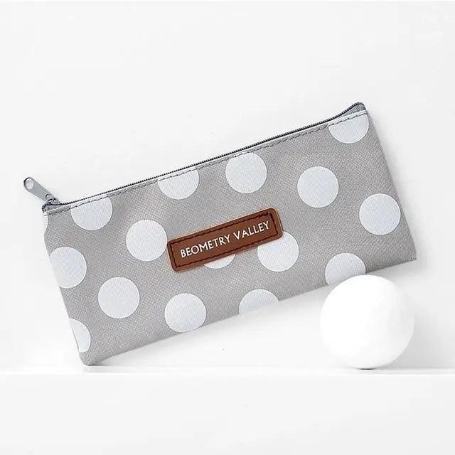 Modern Student Pencil Case Minimalist Simple Pen Bags Durable Zipper Pencil Cases For Office - 10 - STIL8658GFJBB